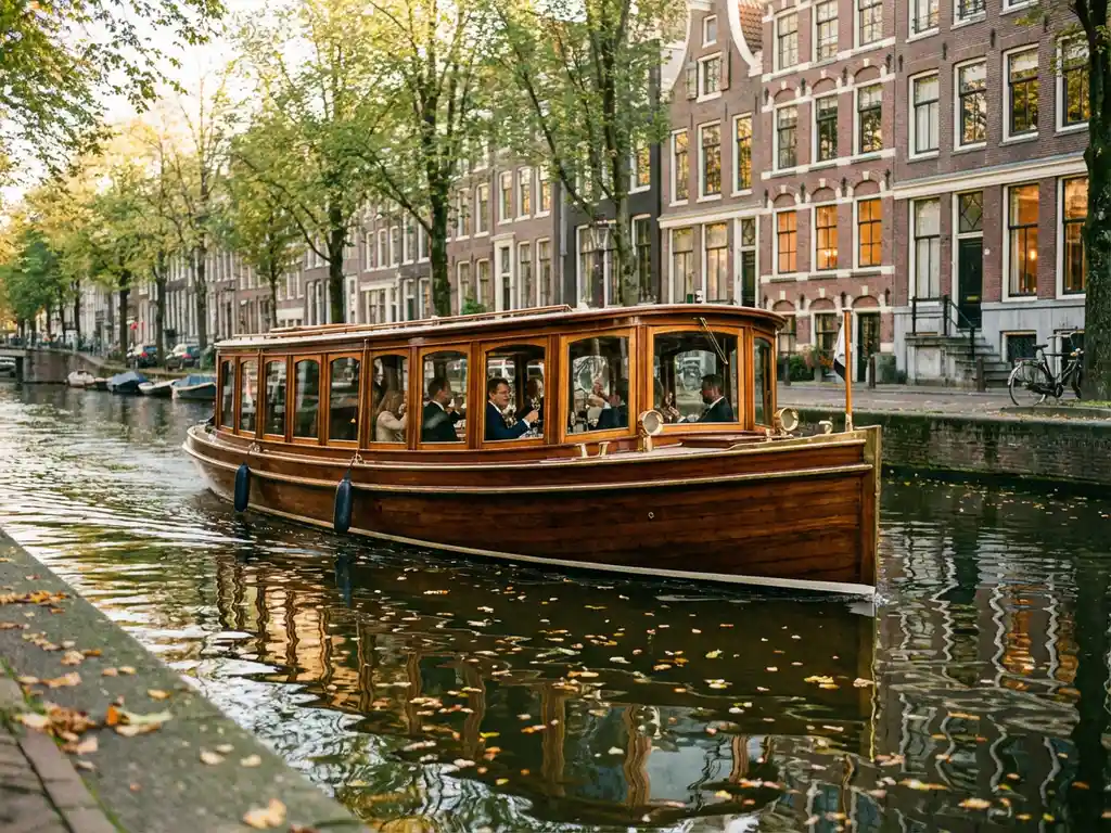 Saloon boat hire in Amsterdam: what it is and what it costs